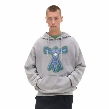 Cropp - Худі з принтом - light grey Cropp - Худі з принтом - light grey
