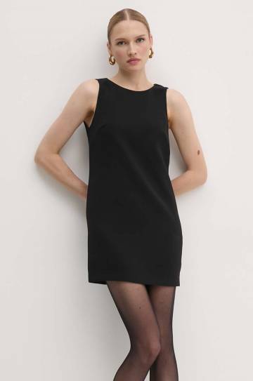 Платье Elisabetta Franchi цвет чёрный mini прямое AB73947E2 Платье Elisabetta Franchi цвет чёрный mini прямое AB73947E2