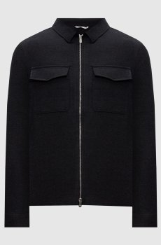 Серая рубашка из кашемира