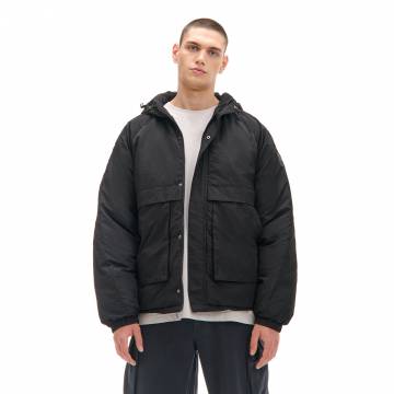 Cropp - Чорна куртка з капюшоном - чорний Cropp - Чорна куртка з капюшоном - чорний