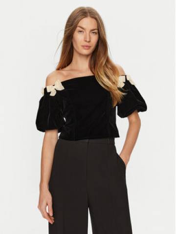 Eleh Блузка E00201 Чорний Regular Fit Eleh Блузка E00201 Чорний Regular Fit