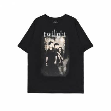 Cropp - Чорна футболка з принтом Twilight - чорний Cropp - Чорна футболка з принтом Twilight - чорний