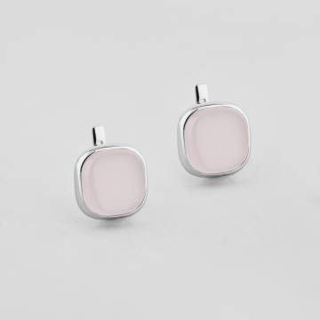 Серебряные серьги Minimal 1517-pink Серебряные серьги Minimal 1517-pink