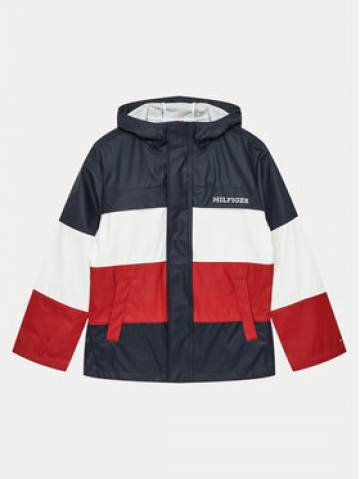 Tommy Hilfiger Дощовик Colorblock KS0KS00566 Кольоровий Relaxed Fit Tommy Hilfiger Дощовик Colorblock KS0KS00566 Кольоровий Relaxed Fit