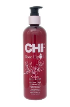 Уценка! Защитный шампунь CHI Rose Hip Oil Color Nurture Protecting Shampoo для окрашенных волос, 340 мл