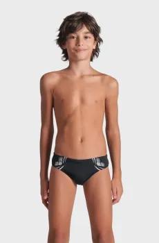 Детские черные плавки POSEIDONIA SWIM BRIEFS Черный 6 Arena 009009-501