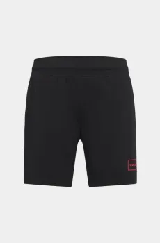 Мужские черные пижамные шорты Черный L HUGO 10045