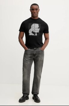 Хлопковая футболка Karl Lagerfeld