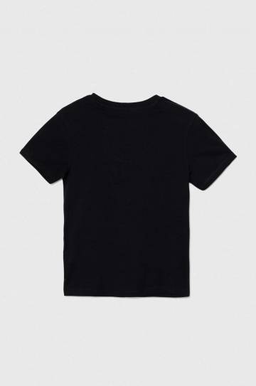 Детская хлопковая футболка Guess цвет чёрный с аппликацией L4YI54 K8HM4 Детская хлопковая футболка Guess цвет чёрный с аппликацией L4YI54 K8HM4