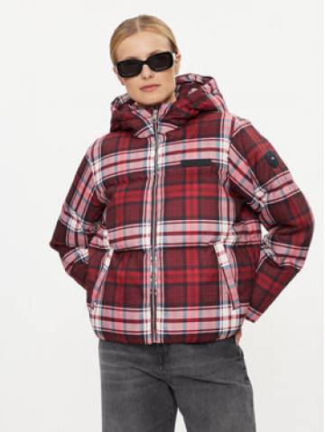Tommy Hilfiger Пуховик New York Tartan WW0WW40233 Червоний Relaxed Fit Tommy Hilfiger Пуховик New York Tartan WW0WW40233 Червоний Relaxed Fit