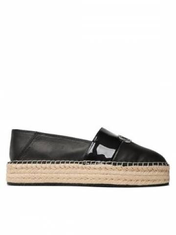 Calvin Klein Еспадрильї Flatform Espadrille W/Hw HW0HW01619 Чорний Calvin Klein Еспадрильї Flatform Espadrille W/Hw HW0HW01619 Чорний