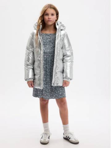 Gap Пуховик 786732-03 Срібний Regular Fit Gap Пуховик 786732-03 Срібний Regular Fit