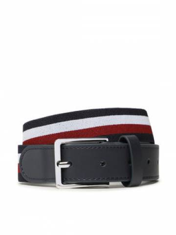 Tommy Hilfiger Дитячий пояс Elasticated Leather Belt AU0AU01742 Cиній Tommy Hilfiger Дитячий пояс Elasticated Leather Belt AU0AU01742 Cиній