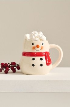 Склянка з різдвяним мотивом - різнобарвний