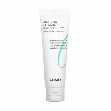 Обновляющий крем для лица Cosrx Refresh AHA BHA Vitamin C Daily Cream с кислотами и витамином C, 50 мл Обновляющий крем для лица Cosrx Refresh AHA BHA Vitamin C Daily Cream с кислотами и витамином C, 50 мл