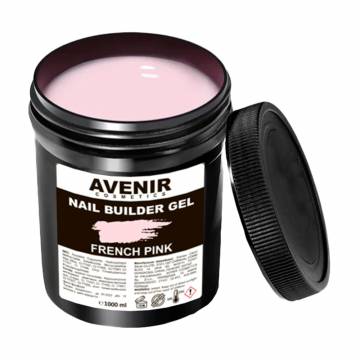Гель для наращивания ногтей Avenir Cosmetics Builder Gel Pro 40 French Pink, 1 л Гель для наращивания ногтей Avenir Cosmetics Builder Gel Pro 40 French Pink, 1 л