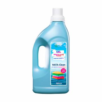 Гель для стирки Nata Group Nata-Clean Морская свежесть, для цветного белья, 60 стирок, 1.25 л Гель для стирки Nata Group Nata-Clean Морская свежесть, для цветного белья, 60 стирок, 1.25 л