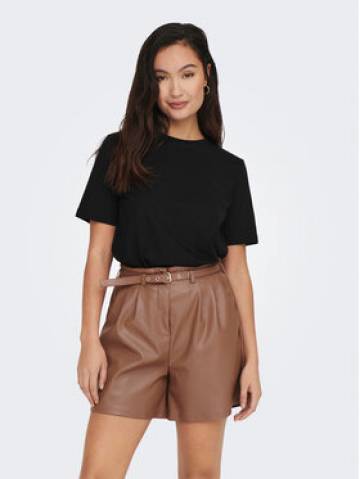 ONLY Футболка 15270390 Чорний Regular Fit ONLY Футболка 15270390 Чорний Regular Fit