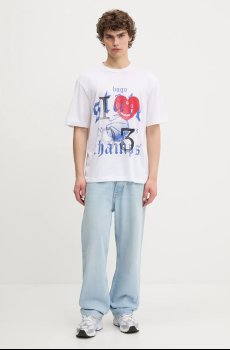 Хлопковая футболка Hugo Blue Notix