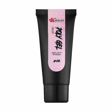 Полигель для ногтей Nails Molekula Professional Poly Gel 02 Milky Pink, 15 мл Полигель для ногтей Nails Molekula Professional Poly Gel 02 Milky Pink, 15 мл