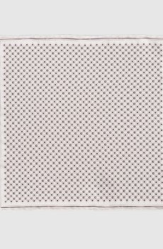 Двухсторонний платок-паше из шелка в узор