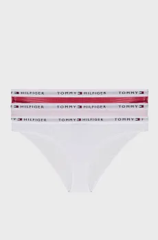 Женские трусики в полоску (3 шт) MESH BIKINI Разноцветный XS Tommy Hilfiger UW0UW05531