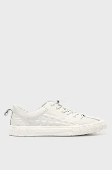 Мужские белые кожаные сникерcы Белый 39 Respect VK83-150719