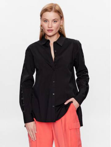 DKNY Сорочка P31M0RY3 Чорний Oversize DKNY Сорочка P31M0RY3 Чорний Oversize