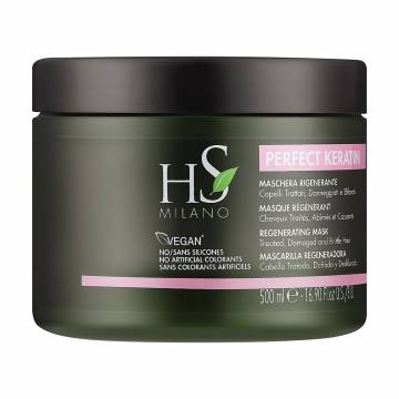 Восстанавливающая маска для волос HS Milano Perfect Kerati Regenerating Mask с кератином, 500 мл Восстанавливающая маска для волос HS Milano Perfect Kerati Regenerating Mask с кератином, 500 мл