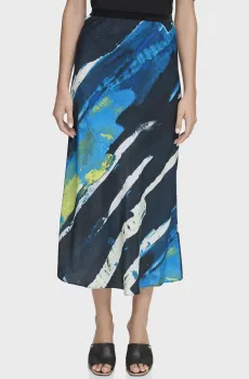 Женская юбка с узором Разноцветный S DKNY P3JNVV04