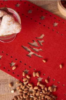 Настільна доріжка - червоний