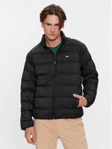 Tommy Jeans Пуховик Essential DM0DM17984 Чорний Regular Fit Tommy Jeans Пуховик Essential DM0DM17984 Чорний Regular Fit