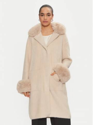 Joseph Ribkoff Зимове пальто 243923 Бежевий Loose Fit Joseph Ribkoff Зимове пальто 243923 Бежевий Loose Fit