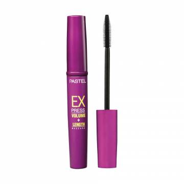 Тушь для ресниц Pastel Express Volume Length Mascara суперобъем и удлинение, Black, 10 мл Тушь для ресниц Pastel Express Volume Length Mascara суперобъем и удлинение, Black, 10 мл