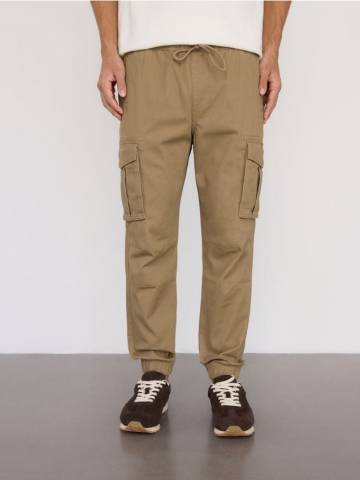 Reserved - Джогери карго - бежевий - 5481L-80X