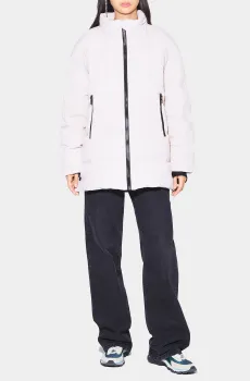 Женский белый пуховик Белый S Bimba Y Lola 222BR0443.T1070