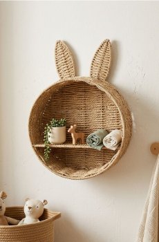 Настінна полиця - бежевий