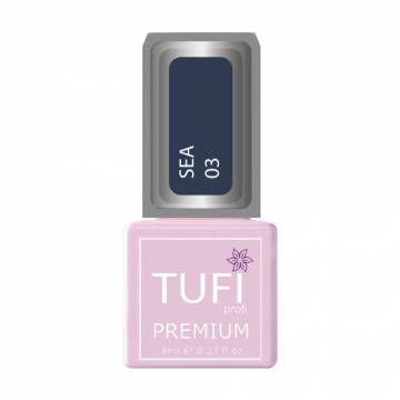 Гель-лак для ногтей Tufi profi Premium Sea 03 Джинсовый, 8 мл Гель-лак для ногтей Tufi profi Premium Sea 03 Джинсовый, 8 мл