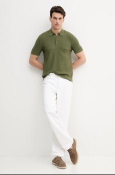 Хлопковое поло United Colors of Benetton