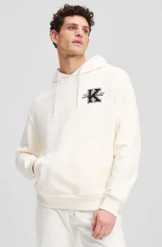 Мужское белое худи Белый S Karl Lagerfeld 552906.705127;60