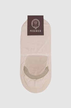 Серые носки-следы с логотипом