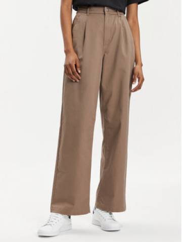 Converse Штани з тканини 10026054-A02 Бежевий Wide Leg Converse Штани з тканини 10026054-A02 Бежевий Wide Leg