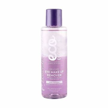 Нежное средство для снятия макияжа с глаз Ecoforia Lavender Clouds Eye Make Up Remover, 150 мл Нежное средство для снятия макияжа с глаз Ecoforia Lavender Clouds Eye Make Up Remover, 150 мл
