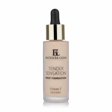 Тональное средство для лица Patricia Ledo Tender Sensation Drop Foundation с витамином E и глицерином, тон 002, 30 мл (ТЕСТЕР) Тональное средство для лица Patricia Ledo Tender Sensation Drop Foundation с витамином E и глицерином, тон 002, 30 мл (ТЕСТЕР)