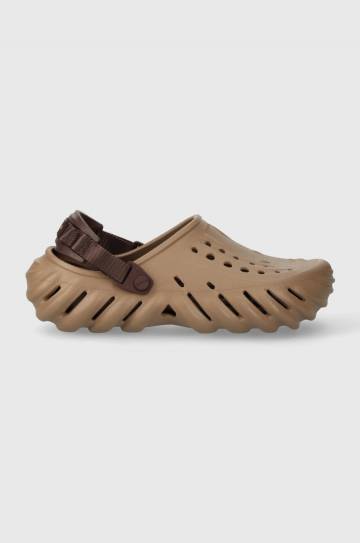 Шлепанцы Crocs X - (Echo) Clog цвет коричневый 207937 Шлепанцы Crocs X - (Echo) Clog цвет коричневый 207937