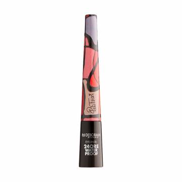 Жидкая водостойкая подводка для глаз Deborah 24Ore Waterproof Eyeliner Black, 2.9 г Жидкая водостойкая подводка для глаз Deborah 24Ore Waterproof Eyeliner Black, 2.9 г