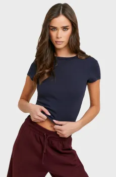 Женская темно-синяя футболка Синий XS Tally Weijl STSCOLYLEB