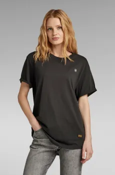 Женская черная футболка Mysid Optic Slim Черный M G-Star RAW D16902,4107