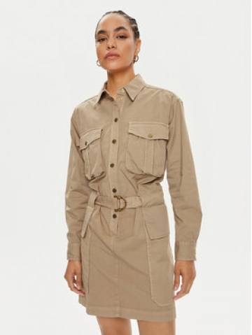 Pinko Сукня-сорочка 102997 A1NF Бежевий Regular Fit Pinko Сукня-сорочка 102997 A1NF Бежевий Regular Fit