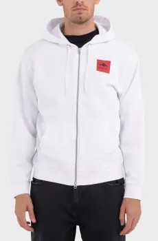 Мужское белое худи Белый M Replay M6777 .000.23650P